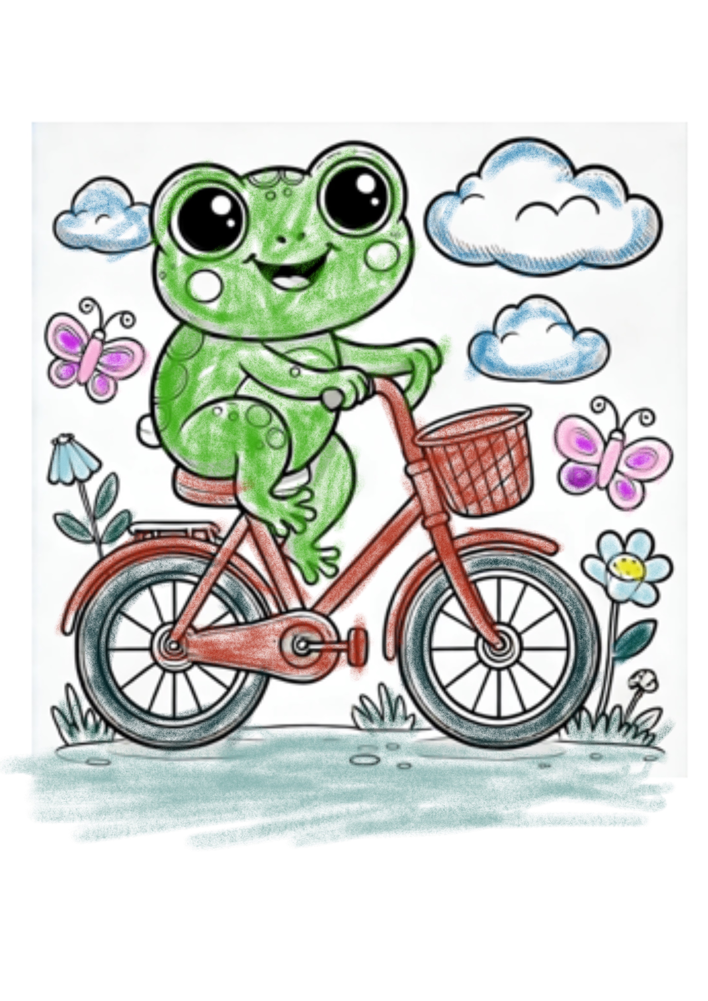 frog on a bike
