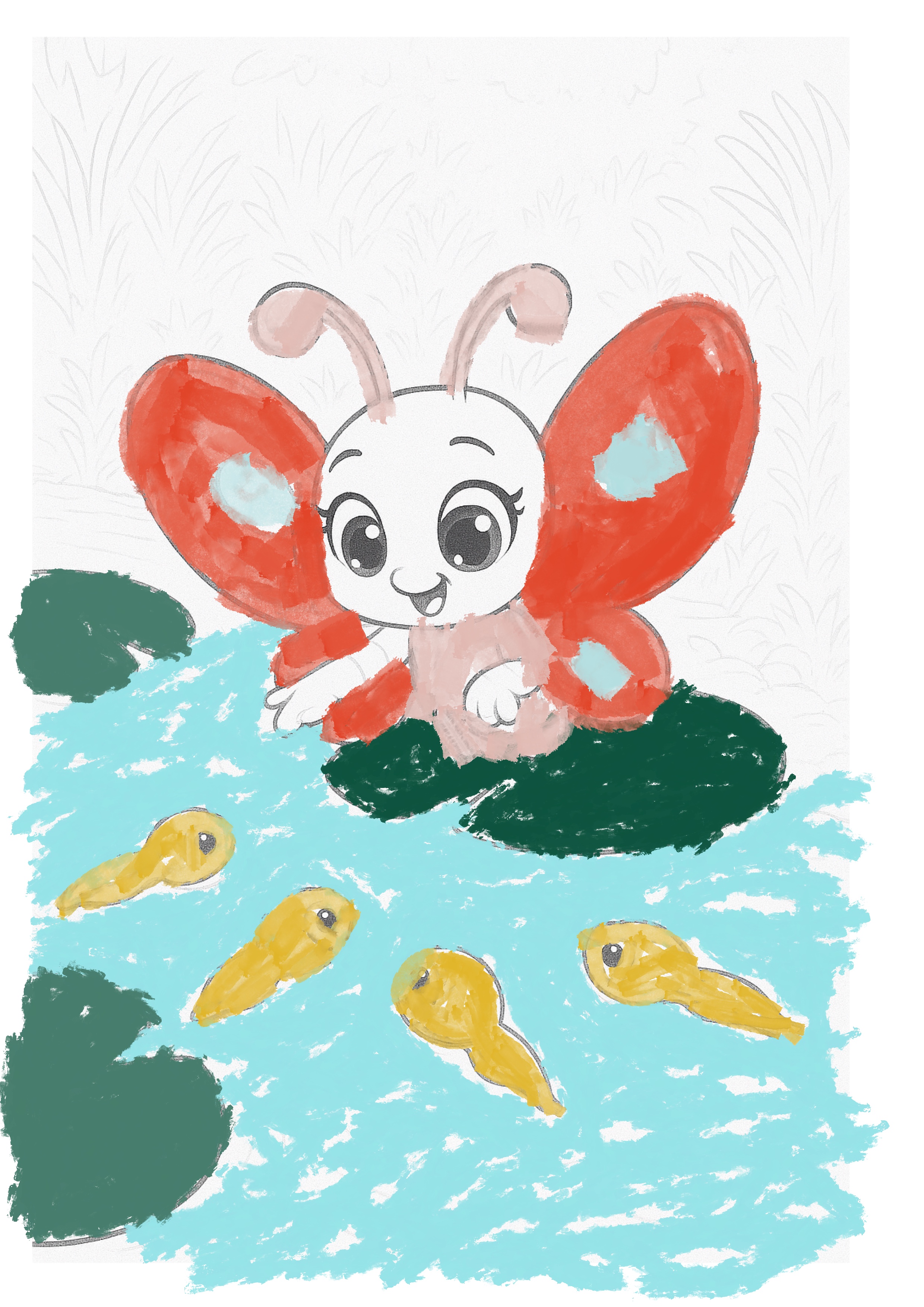 Ruby and the tadpoles