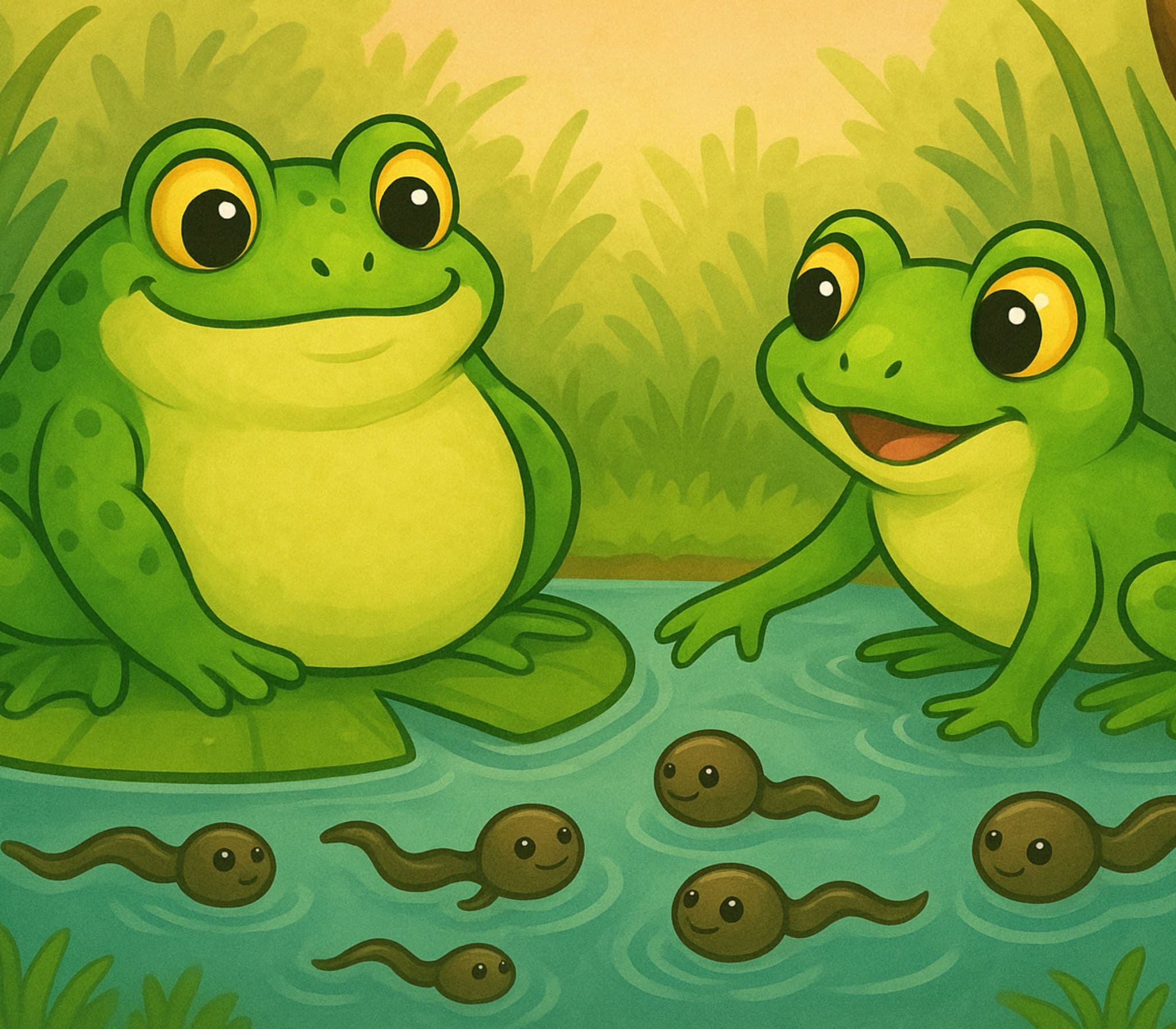Cover: The Flutterbys � The Wiggly Waggly Froglets