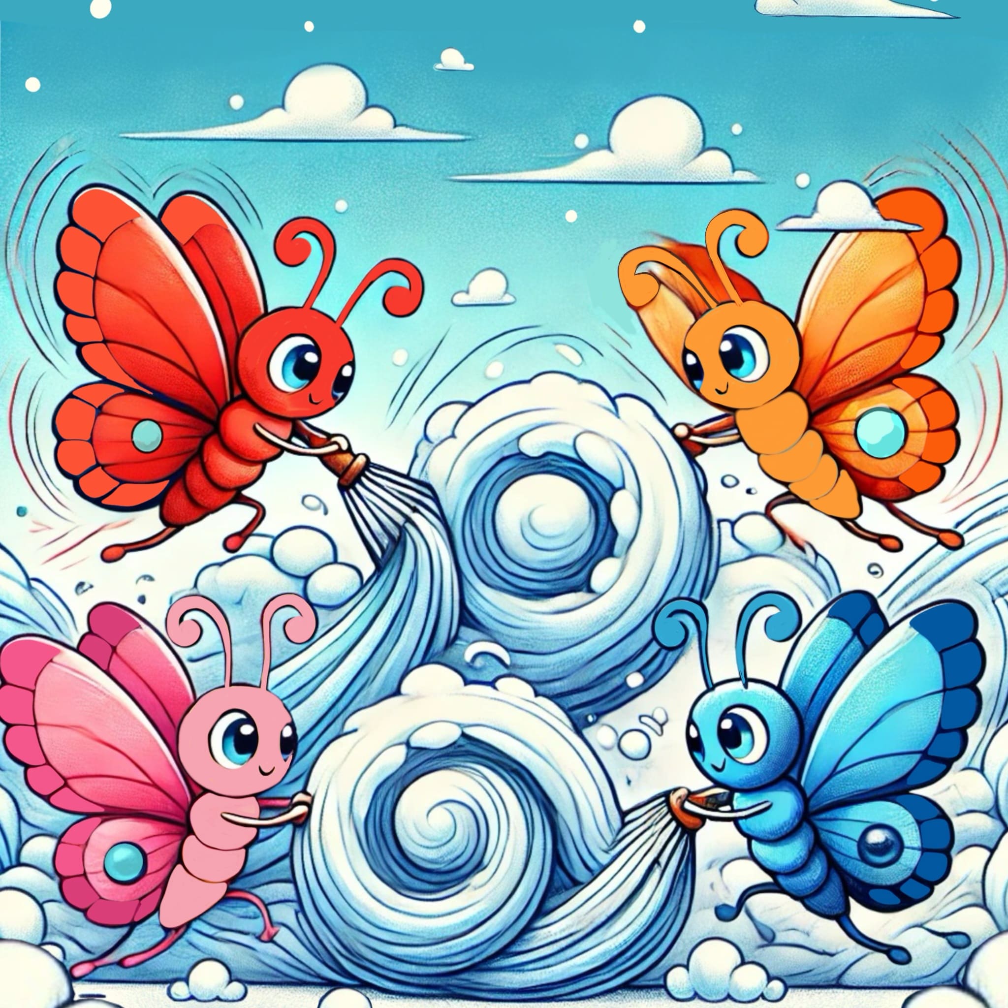 Cover: The Flutterbys � The Tangled Clouds