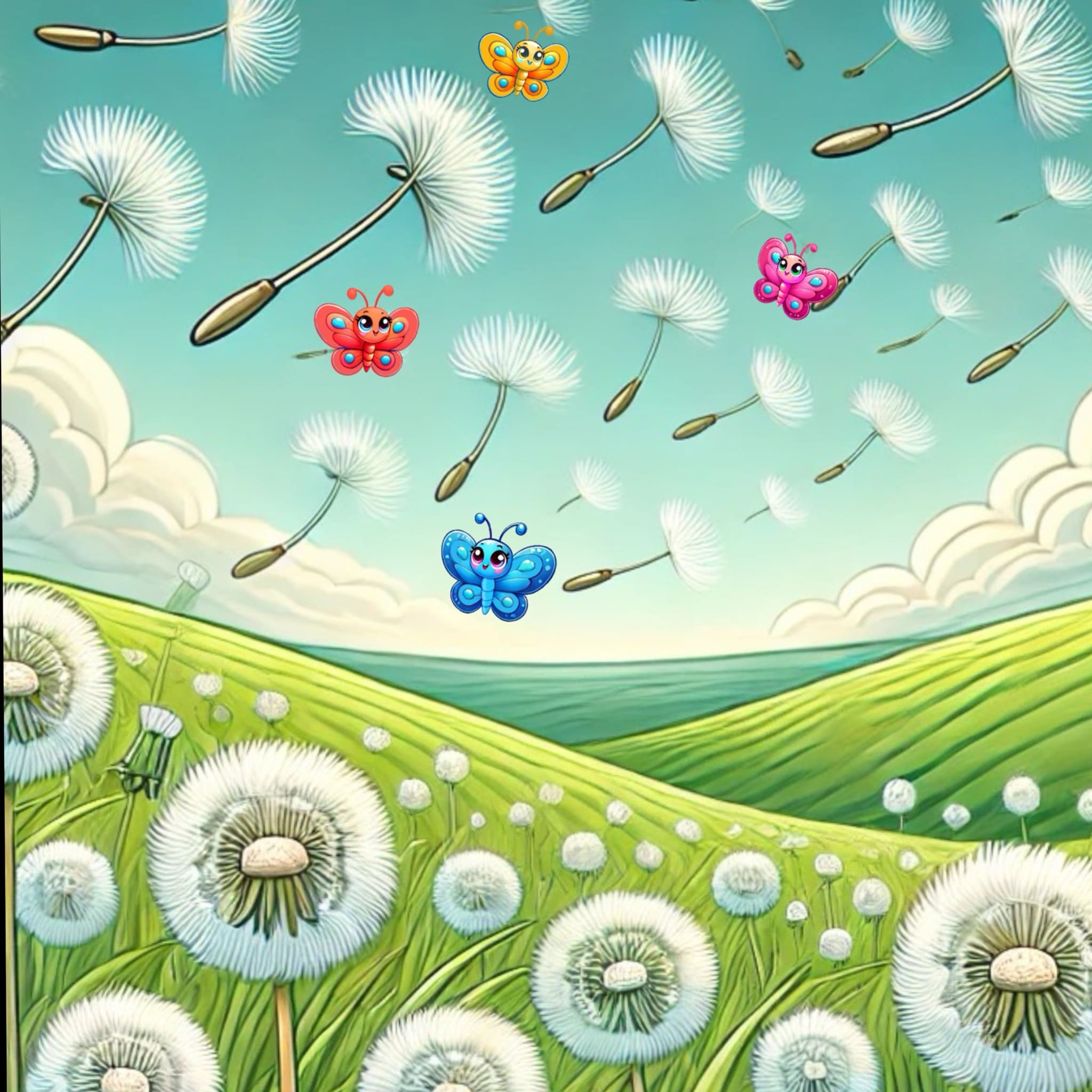 Cover: The Flutterbys � The Windy Race