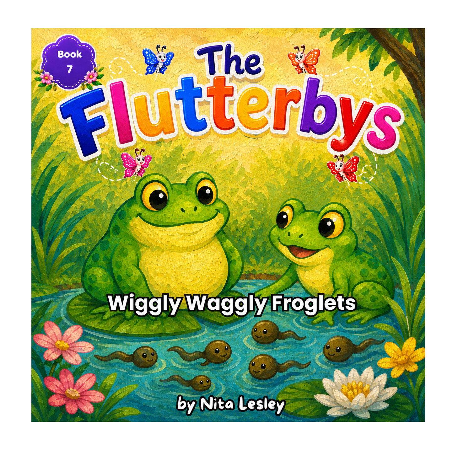 Cover: The Flutterbys � The Wiggly Waggly Froglets