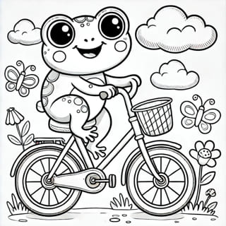 Colouring page: Flutterby Friends