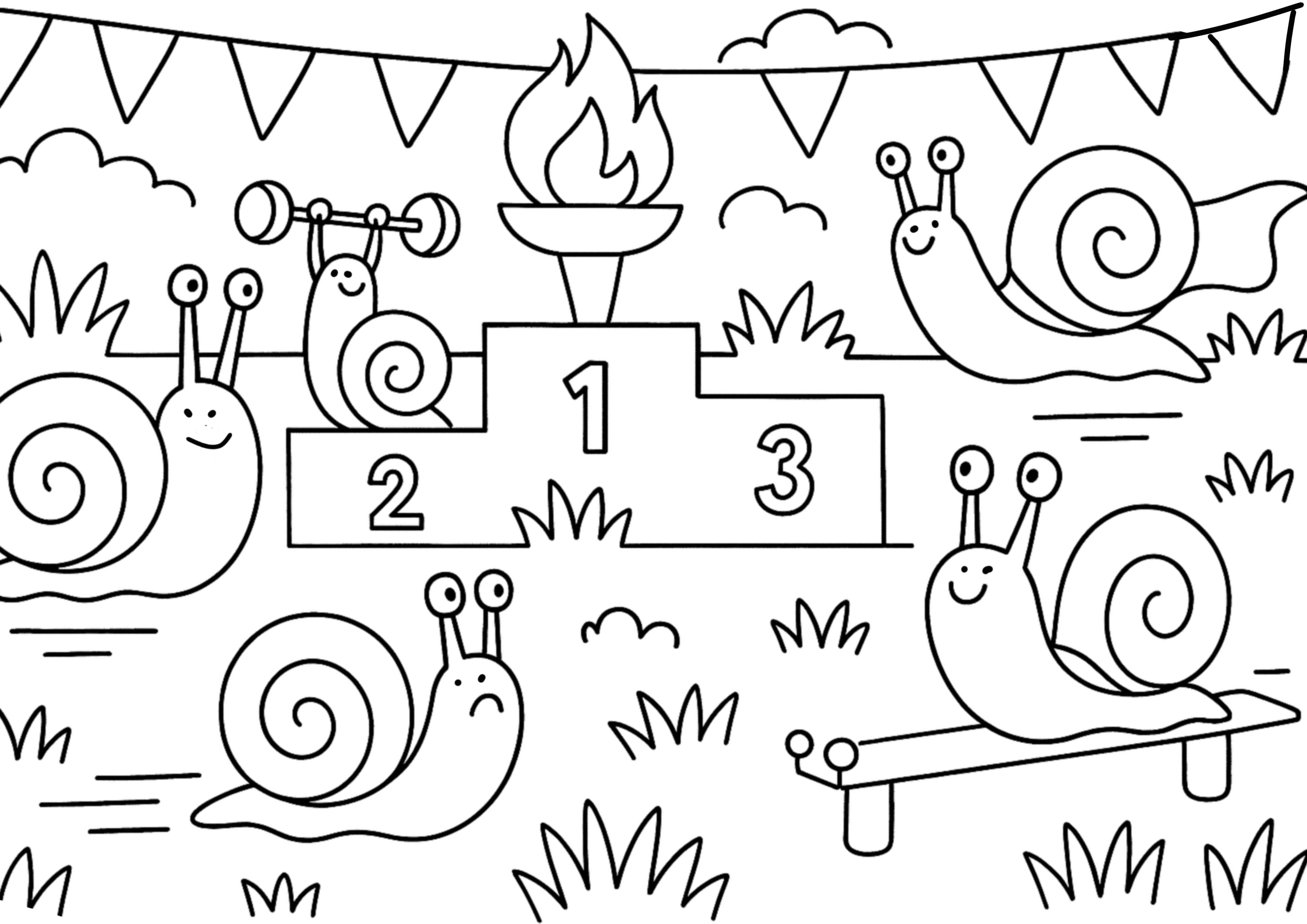 Colouring page: Flutterby Friends