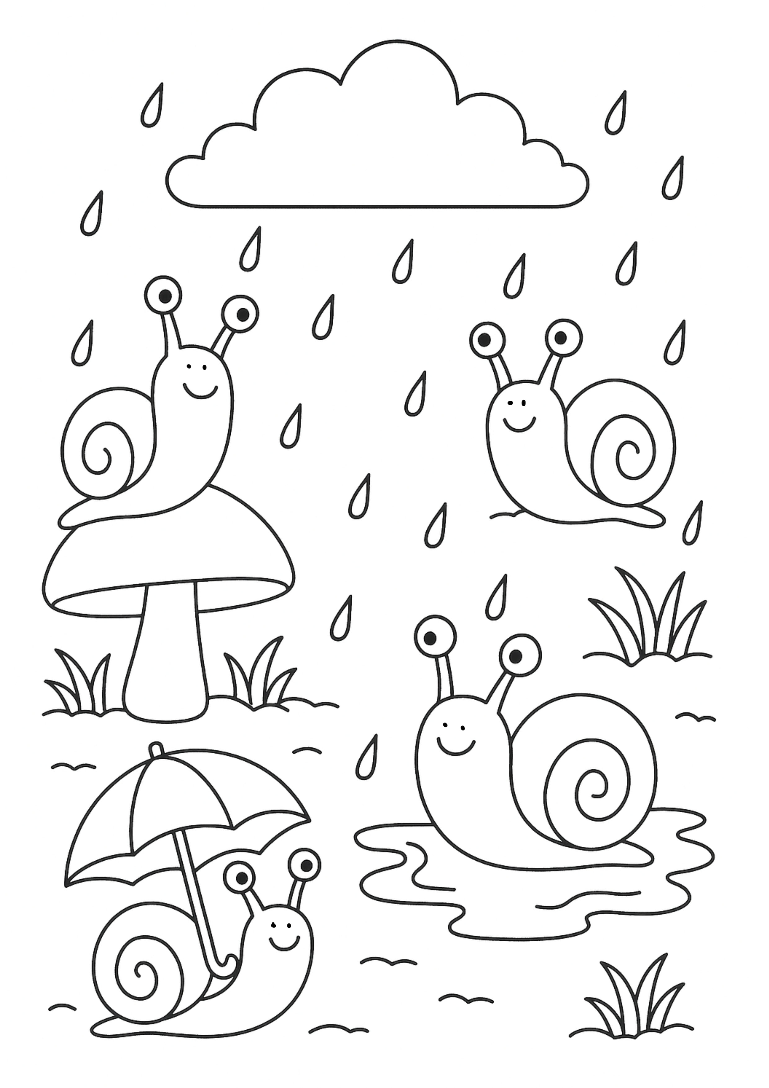 Colouring page: Flutterby Friends